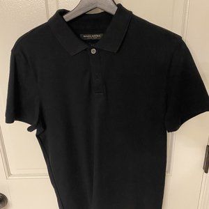 Banana Rupublic Luxury Touch Polo (Black)